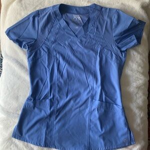 Scrub top women’s size x-small blue